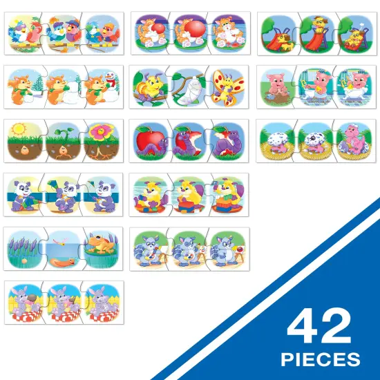 Carson Dellosa What Happens Next? Picture Sequence for Kids Games, 3-Scene Sequencing Puzzles, Pre-Reading and Phonics Preschool Learning Activities for Toddlers Ages 3+ {2}