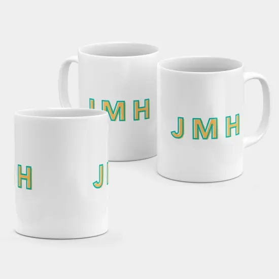 Monogram Initials 11oz Mug II {4}