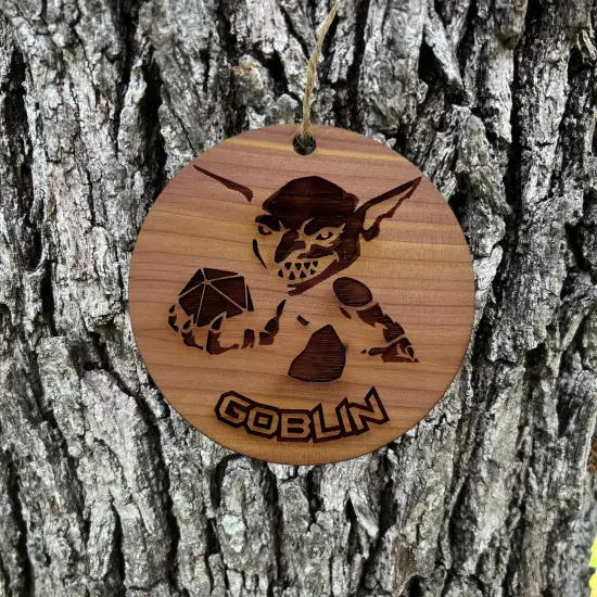 Goblin - Cedar Ornament {2}