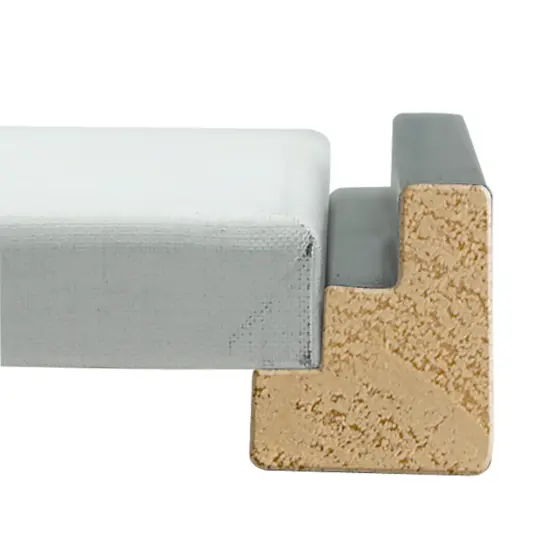 Creative Mark Illusions Floater Frame For 3/4" Deep Canvases - 20X20" Black - Set of 4, Ideal for Galleries & Home Decor - Wood Float Frame for Canvas Paintings- Complete Hanging Hardware {7}