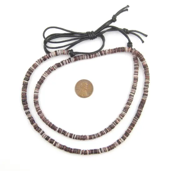 The Bead Chest Oyster Natural Shell Heishi Beads (5mm) {2}