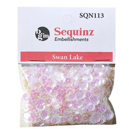 Buttons Galore Loose Sequin Assortments for Craft - 5,000 Pieces 45 Grams Swan lake {2}