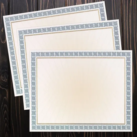 Great Papers! Westminster Certificate with Foil , Blue Border, 8.5" x 11", Printer Compatible, 15 Count {2}