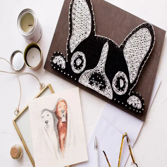 Creative Kit/String Art French Bulldog {3}
