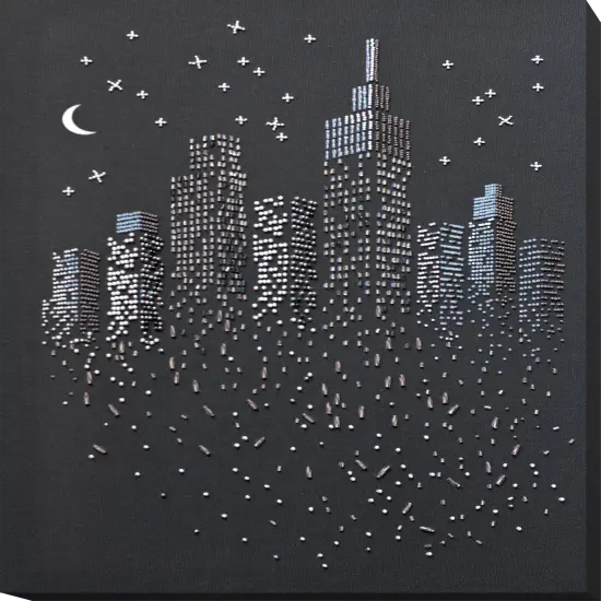 Bead Embroidery Kit - The glitter of the night lights {1}