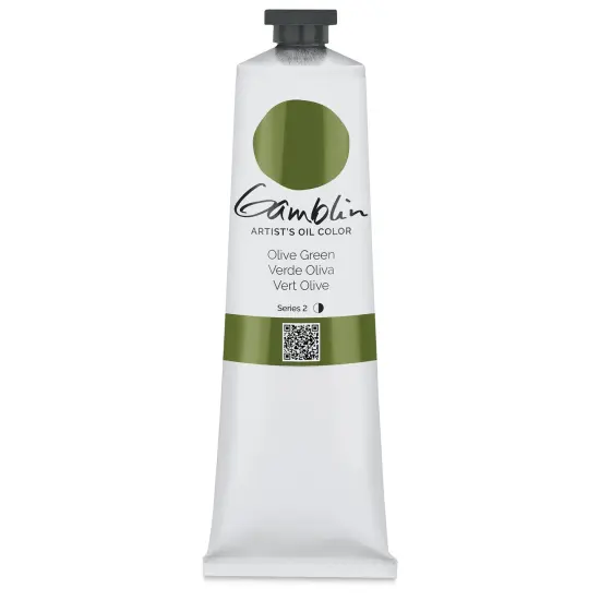 Gamblin Artist's Oil Color - Olive Green, 150 ml tube {2}