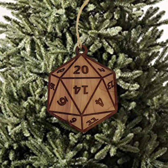 CEDAR D20 - Dice Ornament {2}