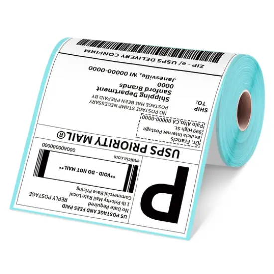 Jiose 4"x6" Direct Thermal Shipping Labels Enhance Efficiency with USPS, FedEx, and DHL Compatibility {2}