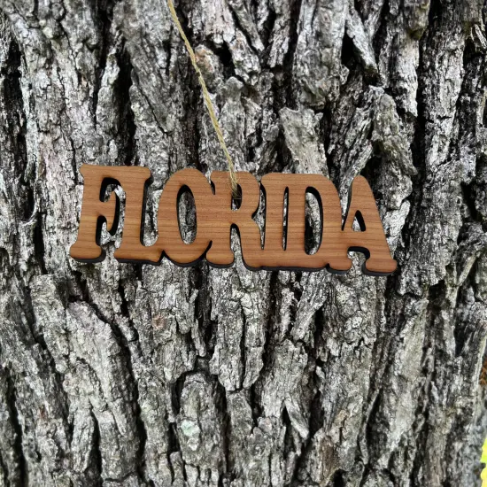 Florida - Cedar Ornament {2}