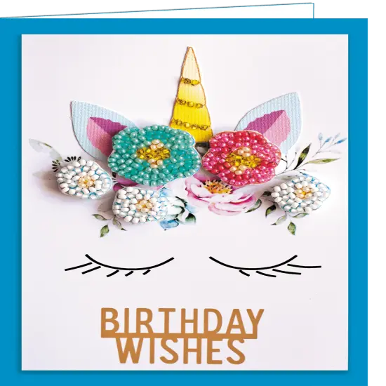 Postcard cross-stitch kit - Believe in miracles! {3}