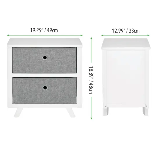 mDesign Drawer Fabric Dresser Storage Organization Chest Unit {2}