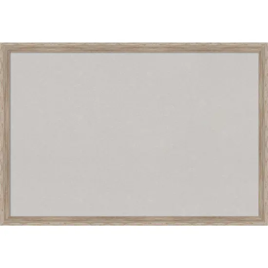 Hardwood Wedge Wood Framed Corkboard, Grey Cork {1}