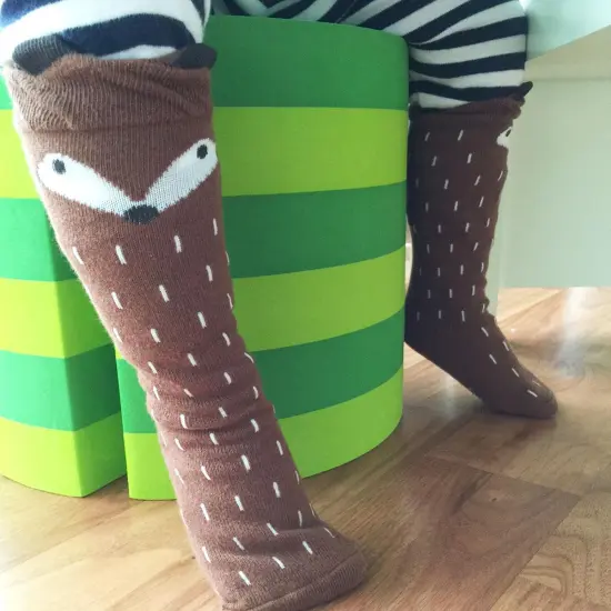 Wrapables My Best Buddy Socks for Baby (Set of 6), Woodland Buddies {6}