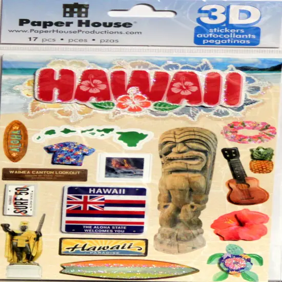 Paper House Hawaii Dimensional 3D Stickers {1}