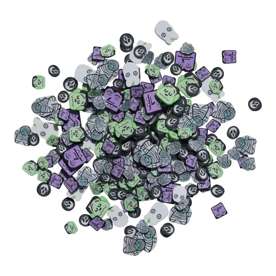 Buttons Galore and More Sprinkletz - Tiny Polymer Clay Embellishments - Spooky Halloween Bundle 72 grams {5}