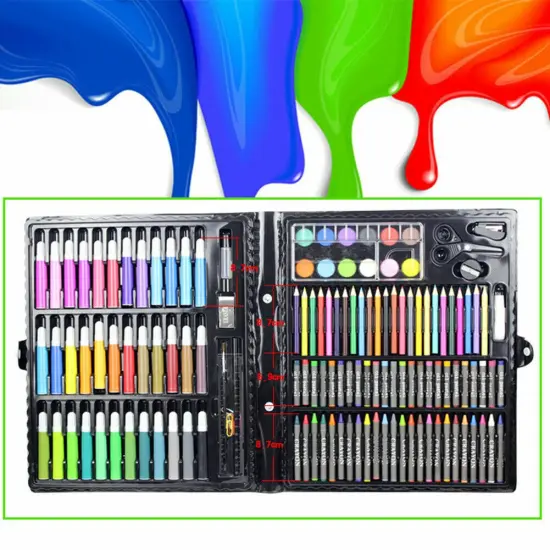 Kitcheniva Painting Pen And Color Pencil Pastels Set 150Pcs {3}