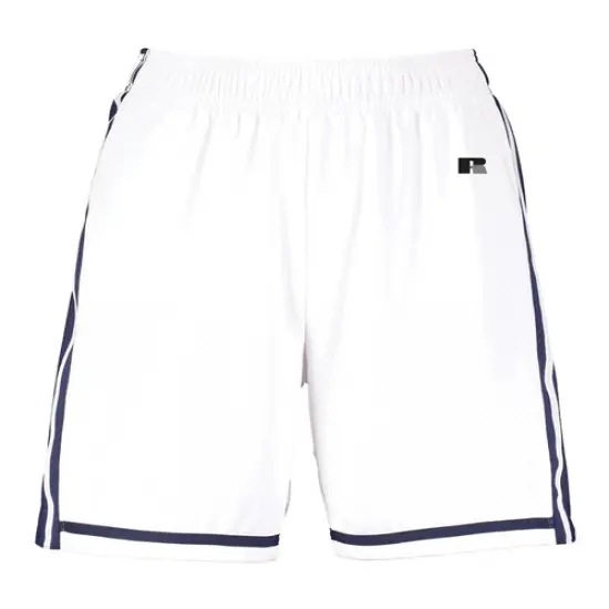 Russell Athletic&reg; Women's Legacy Basketball Shorts White/ navy {1}