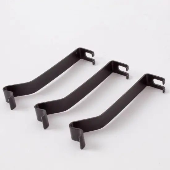 Aladdin Steel Spring Mount Clips for Hanging Oil Lamp, Fit H175 Hanging Lamp Frame, 2.75 x .375 in, Set of 3, Black {3}