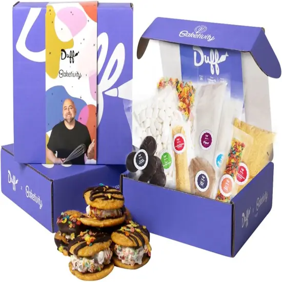 Duff Goldman DIY Baking Set for Kids by Baketivity - Bake Delicious S&rsquo;mores Sandwich Cookies with Premeasured Ingredients | Best Family Fun Activity, Great Gift for Girls, Boys, Teens, and Adults {1}
