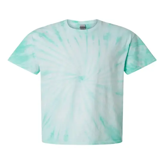 Dyenomite&reg; Cyclone Pinwheel Tie-Dyed Short Sleeve Crewneck T-Shirt Mint {1}