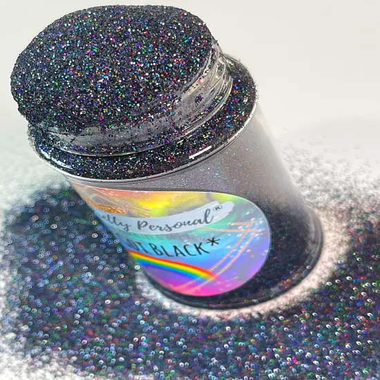 &ldquo;Baby Got Black"- Holographic Fine {4}