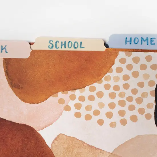 bloom daily planners File Folder Set, Earthy Abstract {3}