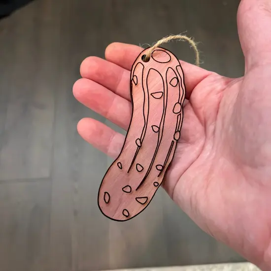 Pickle - Cedar Ornament {4}