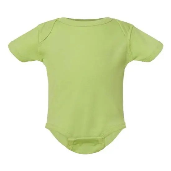 Rabbit Skins&reg; Infant Baby Rib Short Sleeve Bodysuit Key lime {1}
