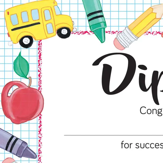 Great Papers! Certificate, Grade School Diploma, 8.5" x 11", Printer Compatible, 15 count {2}