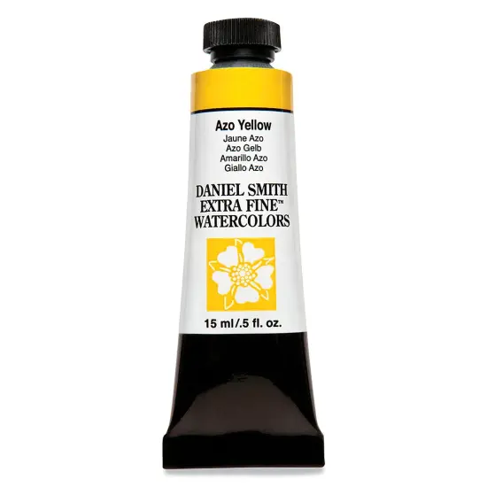 Daniel Smith Extra Fine Watercolor - Azo Yellow, 15 ml Tube {1}