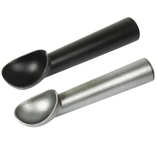 Kitcheniva Non Stick Aluminum Metal Ice Cream Scoop 7" Silver {2}
