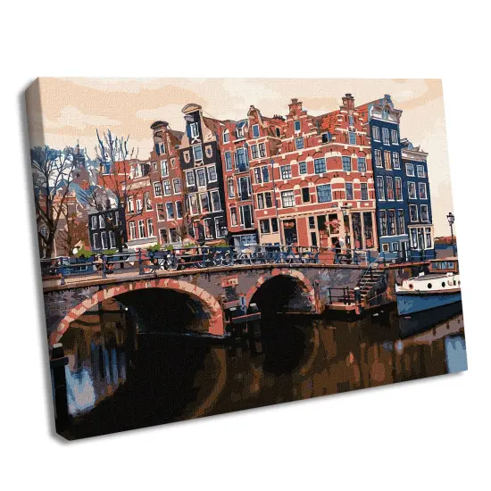 Painting by Numbers kit Charming Amsterdam KHO3615 {1}