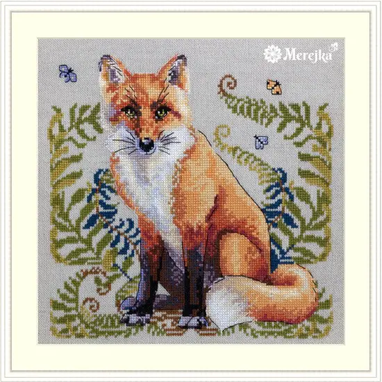 The Fox K-144A Counted Cross-Stitch Kit {1}