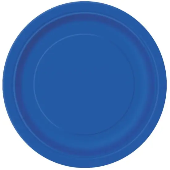 Royal Blue 9" Plates, 8ct {1}