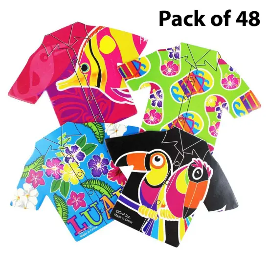 Tropical Shirt Memo Pads - 3 1/2 inches | Perfect for infusing your stationery with sunny vibes | RAHEEV&reg; {1}