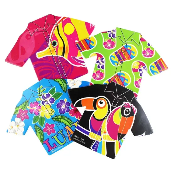 Tropical Shirt Memo Pads - 3 1/2 inches | Perfect for infusing your stationery with sunny vibes | RAHEEV&reg; {2}