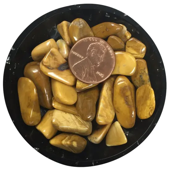 Yellow Jasper Crystal Chips &ndash; Size XS {2}