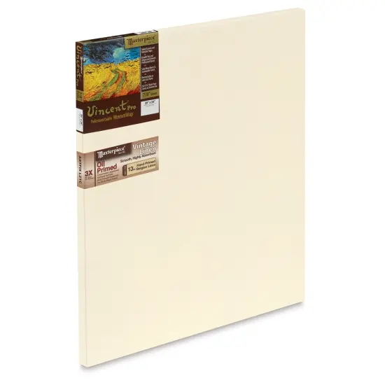 Masterpiece Vincent Pro Artfix Linen Canvas - 20" x 24", Oil Primed {1}