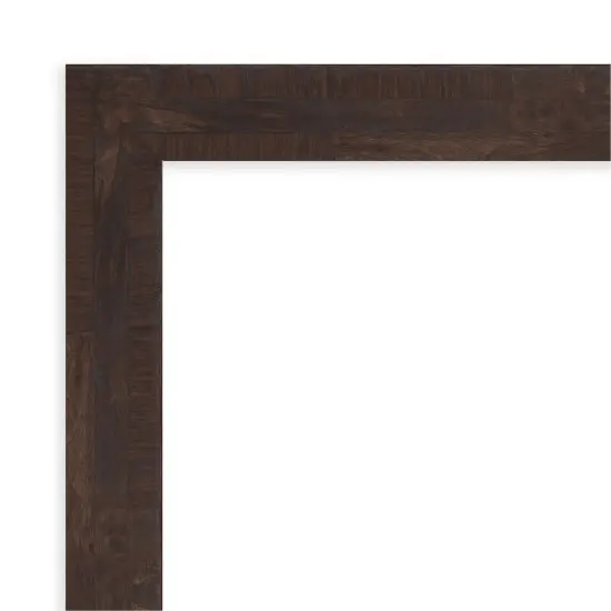 Fresco Wood Framed Magnetic Board Fresco Dark Walnut {2}