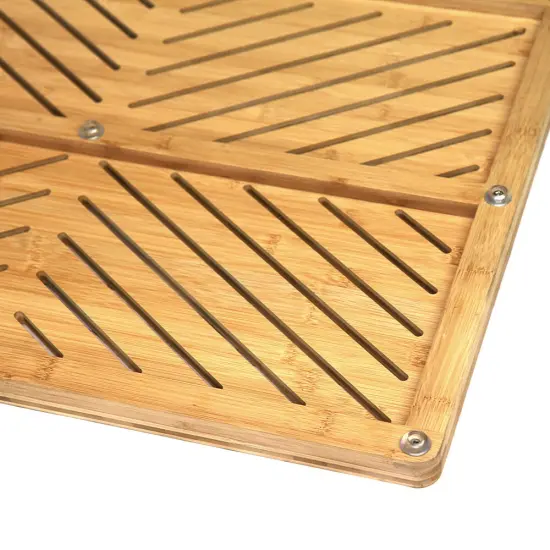 Oceanstar Bamboo Floor and Bath mat with Non-Slip Rubber Feet {5}