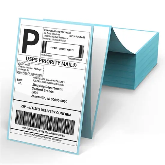 Jiose 4"x6" Direct Thermal Shipping Labels Enhance Efficiency with USPS, FedEx, and DHL Compatibility {7}