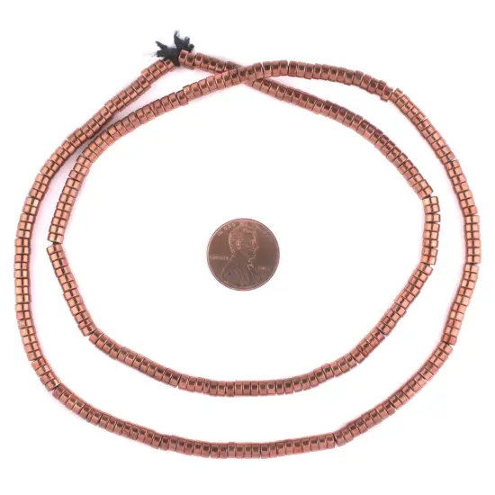 The Bead Chest Copper Disk Beads (4mm) {2}