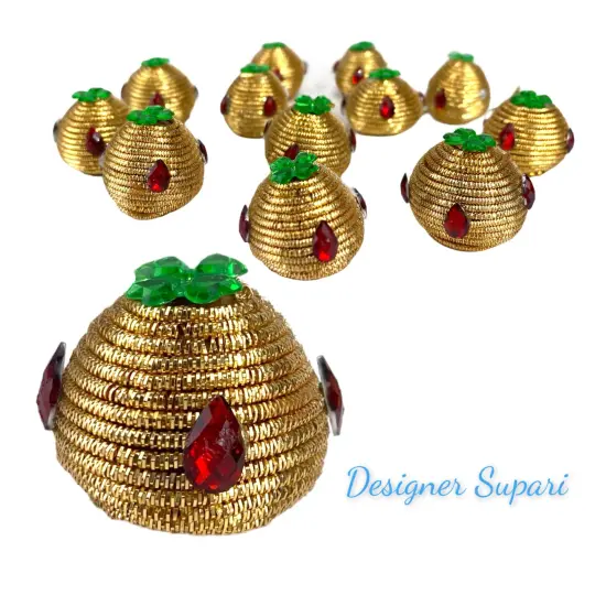 Designer Supari, Betal Nut For Pooja, Decorative Supari, Supari For Pooja, Wedding, Hindu Wedding, Indian Wedding, Pooja, Mayoon, Haldi, Pithi {7}