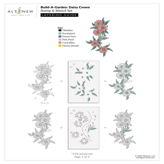 Altenew Build-A-Garden: Daisy Crown {3}