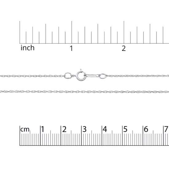 JewelrySupply Rope Chain 24" 1.25mm Sterling Silver (1-Pc) {2}