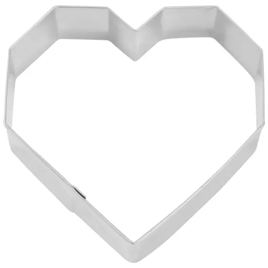 Geo Heart 3.5" Cookie Cutter {1}