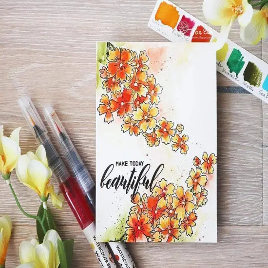 Retired - Spring Watercolor Brush Marker Basics Bundle {4}