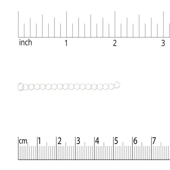 JewelrySupply Chain Extender Curb Chain 2" Sterling Silver {2}