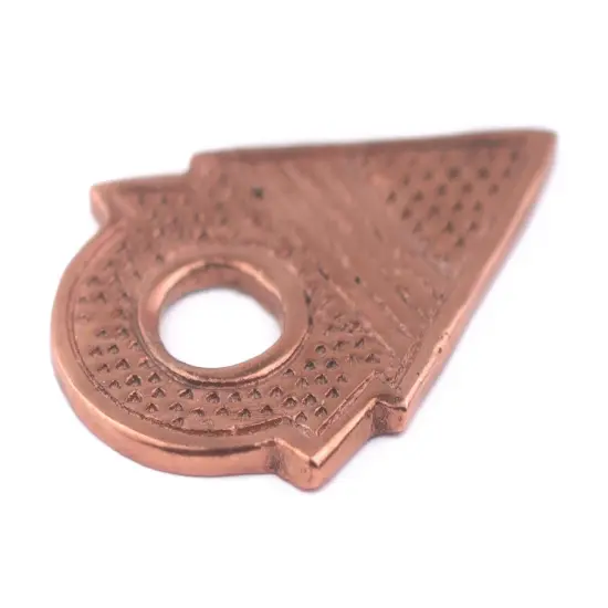 The Bead Chest Copper Talhakimt Arrow Pendant {4}