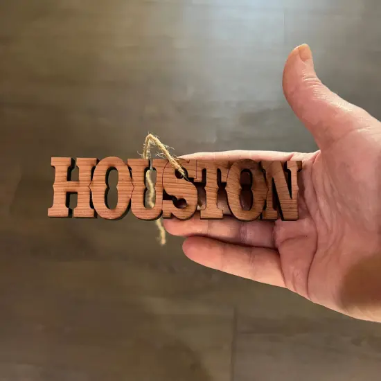 Houston - Cedar Ornament {4}